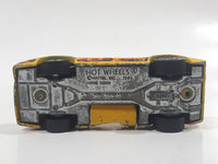 1985 Hot Wheels Crack-Ups Exotic (side crash) Side Banger Yellow Die Cast Toy Muscle Car Vehicle Hong Kong