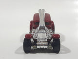 2007 Hot Wheels Straight Pipes Dark Metalflake Red Die Cast Toy Car Vehicle