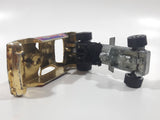 Vintage 1977 Hot Wheels Top Eliminator Hemi Hauler Gold Chrome Die Cast Toy Funny Race Car Vehicle Made in Hong Kong