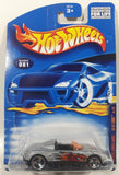 2001 Hot Wheels Extreme Sports Series MX-48 Turbo Metalflake Silver White Die Cast Toy Car Vehicle New in Package