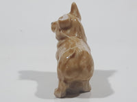 Vintage Wade Whimsies Corgi Dog Red Rose Tea Canada Chipped Ear