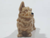 Vintage Wade Whimsies Corgi Dog Red Rose Tea Canada Chipped Ear