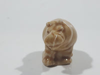 Vintage Wade England Hippo Hippopotamus Red Rose Tea Figurine