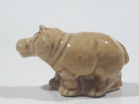 Vintage Wade England Hippo Hippopotamus Red Rose Tea Figurine