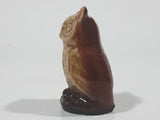 Vintage Wade England Whimsies Red Rose Tea Horned Owl Figurine