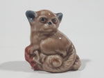 Vintage Wade England Whimsies Red Rose Tea Lemur Figurine