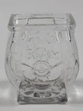 Jim Beam Embossed Glass Toothpick Holder