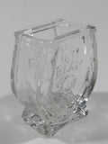 Jim Beam Embossed Glass Toothpick Holder