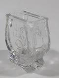 Jim Beam Embossed Glass Toothpick Holder