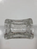 Jim Beam Embossed Glass Toothpick Holder