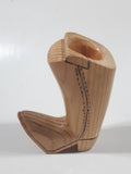 Wood Cowboy Boot Shaped Toothpick Holder