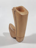 Wood Cowboy Boot Shaped Toothpick Holder