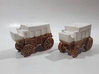 Vintage Chuck Wagon Themed Ceramic Salt and Pepper Shakers