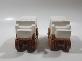 Vintage Chuck Wagon Themed Ceramic Salt and Pepper Shakers