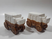 Vintage Chuck Wagon Themed Ceramic Salt and Pepper Shakers