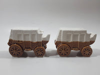 Vintage Chuck Wagon Themed Ceramic Salt and Pepper Shakers