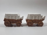 Vintage Chuck Wagon Themed Ceramic Salt and Pepper Shakers