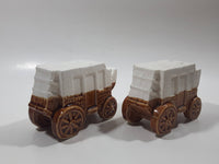 Vintage Chuck Wagon Themed Ceramic Salt and Pepper Shakers