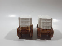 Vintage Chuck Wagon Themed Ceramic Salt and Pepper Shakers