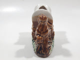 Vintage Nashville Tennessee Horse and Chuck Wagon 3 1/4" Long Ceramic Toothpick Holder