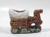 Vintage Nashville Tennessee Horse and Chuck Wagon 3 1/4" Long Ceramic Toothpick Holder