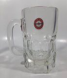 1948-1961 A & W Allen and Wright Ice Cold Root Beer Arrow Logo 6" Tall Heavy Clear Glass Mug