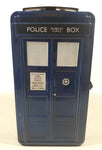 2012 BBC Doctor Who Police Public Call Box Tardis Shaped Embossed Tin Metal Lunch Box