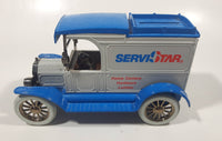 ERTL Limited Edition 1913 Ford Model T Van ServiStar Home Centers Hardware Lumber Grey and Blue 5 3/4" Long Die Cast Toy Car Vehicle Coin Bank