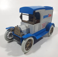 ERTL Limited Edition 1913 Ford Model T Van ServiStar Home Centers Hardware Lumber Grey and Blue 5 3/4" Long Die Cast Toy Car Vehicle Coin Bank