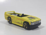 1998 Hot Wheels Low 'N Cool Sonic Special Bright Yellow Die Cast Toy Car Vehicle