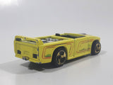 1998 Hot Wheels Low 'N Cool Sonic Special Bright Yellow Die Cast Toy Car Vehicle