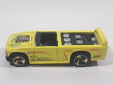 1998 Hot Wheels Low 'N Cool Sonic Special Bright Yellow Die Cast Toy Car Vehicle