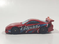 2016 Hot Wheels Speed Graphics Toyota Supra Red Die Cast Toy Car Vehicle