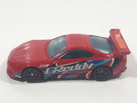 2016 Hot Wheels Speed Graphics Toyota Supra Red Die Cast Toy Car Vehicle