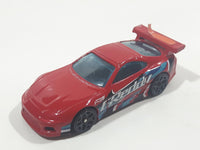 2016 Hot Wheels Speed Graphics Toyota Supra Red Die Cast Toy Car Vehicle