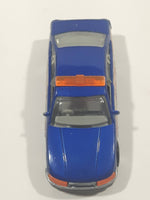 2002 Hot Wheels Heat Fleet Police Cruiser Fire Chief No. 06 Blue Die Cast Toy Emergency Response Cop Vehicle