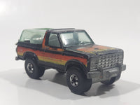 1982 Hot Wheels Ford Bronco Black Die Cast Toy Car SUV Vehicle BW Hong Kong