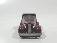 1983 Hot Wheels '35 Classic Caddy Cadillac Maroon Die Cast Toy Car Vehicle