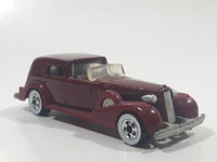 1983 Hot Wheels '35 Classic Caddy Cadillac Maroon Die Cast Toy Car Vehicle