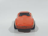 1998 Hot Wheels Tattoo Machines Corvette Stingray Orange Die Cast Toy Car Vehicle