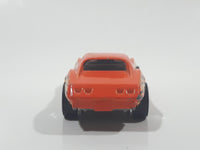 1998 Hot Wheels Tattoo Machines Corvette Stingray Orange Die Cast Toy Car Vehicle