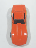 1998 Hot Wheels Tattoo Machines Corvette Stingray Orange Die Cast Toy Car Vehicle