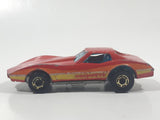 1982 Hot Wheels Gold Hot Ones Corvette Stingray Red Die Cast Toy Car Vehicle - Hong Kong