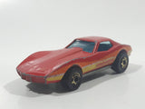 1982 Hot Wheels Gold Hot Ones Corvette Stingray Red Die Cast Toy Car Vehicle - Hong Kong