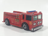 1982 Hot Wheels Fire Eater Red Fire Truck Die Cast Toy Car Vehicle - BW - Blue Lights