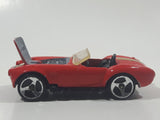 1995 Hot Wheels Shelby Classic Cobra Convertible Red Die Cast Toy Car Vehicle with Opening Hood