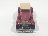 1986 Hot Wheels '31 Doozie Maroon Red Die Cast Toy Car Vehicle WW Malaysia