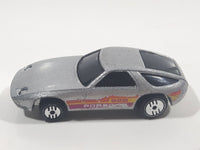 1987 Hot Wheels Porsche 928 P-928 Metalflake Silver Die Cast Toy Car Vehicle