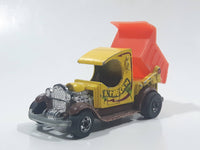 1979 Hot Wheels Oldies But Goodies Dumpin' A Dump Truck Yellow Brown Orange Die Cast Toy Car Vehicle BW Hong Kong