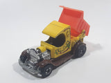 1979 Hot Wheels Oldies But Goodies Dumpin' A Dump Truck Yellow Brown Orange Die Cast Toy Car Vehicle BW Hong Kong